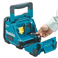 MAKITA Głośnik akumulatorowy bezprzewodowy Bluetooth USB DMR202 + zasilacz