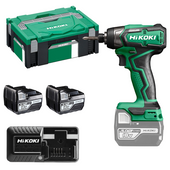 HIKOKI Zakrętarka udarowa akum. 18V 1/4" 140Nm 2x5,0Ah Walizka WH18DDWPZ