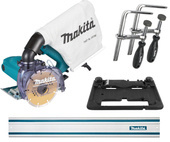 MAKITA Przecinarka do płytek 125mm 4100KB + SZYNA 1,5m + ADAPTER ŚCISKI