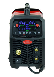 IDEAL Spawarka inwerterowa TECNO MIG 224 SYNERGIC LED 4x4 220A TMIG224LED