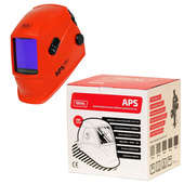 IDEAL Przyłbica maska spawalnicza automatyczna APS Pro X99CD 14 DIN Red