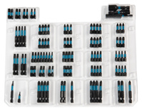 MAKITA Zestaw bitów udarowych i uchwytów 100szt. PH PZ Torx Black E-24826
