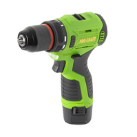 PROCRAFT Wiertarko-wkrętarka akumulatorowa 22Nm 12V 2,0Ah Ładowarka PA12PRO