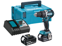MAKITA Wiertarko wkrętarka udarowa 18V zestaw 2x3,0Ah DHP484RFJ