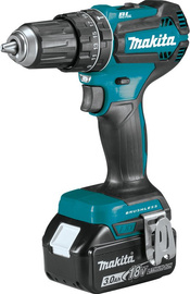 MAKITA Wiertarko-wkrętarka 18V 2x3,0Ah DHP485RFJ + zestaw wierteł 3-10 mm