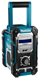MAKITA Odbiornik radio budowlane DAB+ AUX Bluetooth zasilacz 12V 18V DMR112