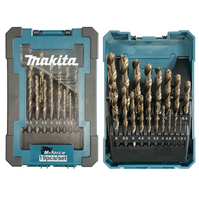 MAKITA Zestaw komplet wierteł do metalu HSS 1-10mm M-Force 19 szt. D-67583