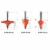 CMT Frez trzpieniowy do poręczy i krawędzi fi 31,7mm trzpień 12mm RH Z2 956.702.11