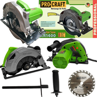PROCRAFT Piła pilarka tarczowa sieciowa 185mm 1400W KR1400 PROCRAFT