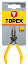 TOPEX Szczypce precyzyjne wydłużone wygięte 125 mm 32D033