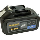 PROCRAFT Akumulator Bateria 20V 4,0Ah Li-Ion 20/4 Turbo