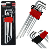 SCHMITH Klucze imbusowe HEX bardzo długie 1,5-10 CRV 9szt SCH01I06007