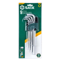 SATA Zestaw 9 kluczy trzpieniowych "L" 6-kąt extra dł. ST09103ASJ