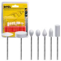 DREL Mini sztyfty polerskie filcowe zestaw 7el. różne kształty CON-ATA-1008