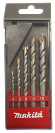 MAKITA Zestaw 5 wierteł widiowych cylindryczny uchwyt do betonu D-05175