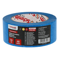 SCHMITH Taśma malarska papierowa niebieska 48mm x 50m ochronna SCH07P02005