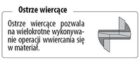 CMT FREZ PROSTY WIERCĄCY RH 14x28x56x12 113.140.11