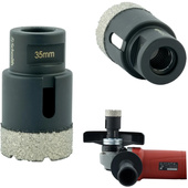 SCHMITH Otwornica diamentowa wiertło koronka 35 mm M14 do gresu SOD-M14/35