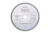 METABO Piła tarczowa Tarcza do aluminium 216x30 mm 58Z FZ/TZ 628443000