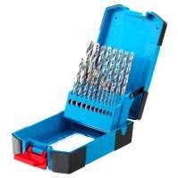 SCHMITH Komplet zestaw wierteł do metalu HSS 1-10mm 19 szt SQWM-01