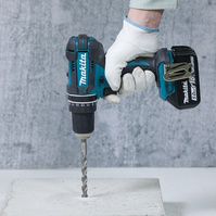 MAKITA Wiertarko-wkrętarka udarowa 18V 62Nm z osprzętem 2x3,0Ah DHP482RFX9