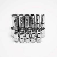 SATA Zestaw 16 kluczy nasadowych 1/2" na listwie ST09520