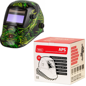IDEAL Przyłbica spawalnicza automatyczna APS-510G TrueColour Green Vine