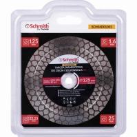 SCHMITH Tarcza diamentowa do cięcia szlifowania 125x22,23 DC SCH04D01003