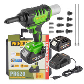 PROCRAFT Nitownica akumulatorowa do nitów 20V 10000N 2x4Ah 2,4-4,8mm PRG20