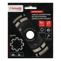 SCHMITH Tarcza diamentowa 125 do szlifowania betonu DOUBLE SCH04D10003