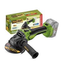 PROCRAFT Szlifierka kątowa akumulatorowa 125mm BODY bezszczotkowa PGA22-BB