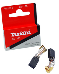 MAKITA Szczotki węglowe CB105 kpl. oryginalne 181038-5 HM0810 HR3520 HK1800