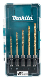 MAKITA Zestaw wierteł HSS do metalu na uchwyt SDS+ 3-6 mm 5 szt. E-15132