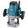 MAKITA MT Frezarka górnowrzecionowa 1650W 12mm z redukcjami 6 i 8 M3602B