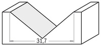 CMT 915.317.11 FREZ BRUZDUJĄCY D=31,7 I=19 A=90S=8