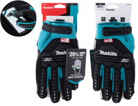MAKITA Rękawice ochronne robocze IMPACT skórzane mocne rozmiar L P-84470