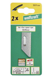 WOLFCRAFT Ostrze wymienne 2 sztuki do skrobaka noża 5570000 do fug 5571000