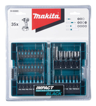 MAKITA Zestaw bitów udarowych impact Black 50 mm 25 mm 35 el. B-66880