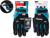 MAKITA Rękawice ochronne robocze IMPACT skórzane mocne rozmiar L P-84470