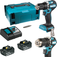 MAKITA Wiertarko-wkrętarka akumulatorowa 18V 2x3,0Ah Walizka DDF487RFJ