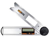 CMT Kątomierz elektroniczny cyfrowy kątownik aluminiowy DAF-001 26cm 0-360°