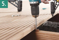 WOLFCRAFT Zestaw taras drewniany mały WF6972000