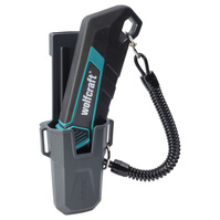 WOLFCRAFT Nóż z ostrzem trapezowym wymiennym PRO SAFETY z futerałem 4292000
