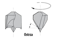 CMT Wiertło nieprzelotowe Prawe NP HW D=12 I=65 L=105 S=10x30 RH 372.120.11