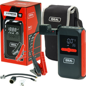 IDEAL Przenośny rozruch powerbank do auta 12V Kompresor LED 12Ah X-STARTER