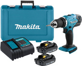 MAKITA Akumulatorowa wiertarko wkrętarka 18V LXT 2x1,5Ah DDF453SYE PREZENT