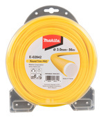 MAKITA Żyłka tnąca PRO nylonowa 3,0mm okrągła 56m 2-warstwowa E-02842