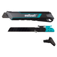 WOLFCRAFT Nóż do tapet metalowy nożyk tapeciak ostrza wymienne 18mm 4290000