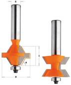 CMT Zestaw frezów do krawędzi fi 40x74,5 mm S=12,7 mm Z2 RH 855.510.11