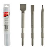 MAKITA Zestaw dłut i szpiców HEX 17 uchwyt sześciokątny 3 szt. D-71320